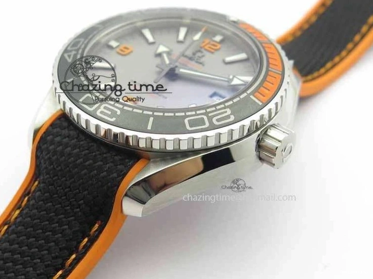 0313 UrbanStyle Planet Ocean 2016 43.5mm SS OM 1:1 Best Edition Gray Dial On Black Nylon Strap A 8168